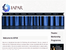 Tablet Screenshot of iapar.org